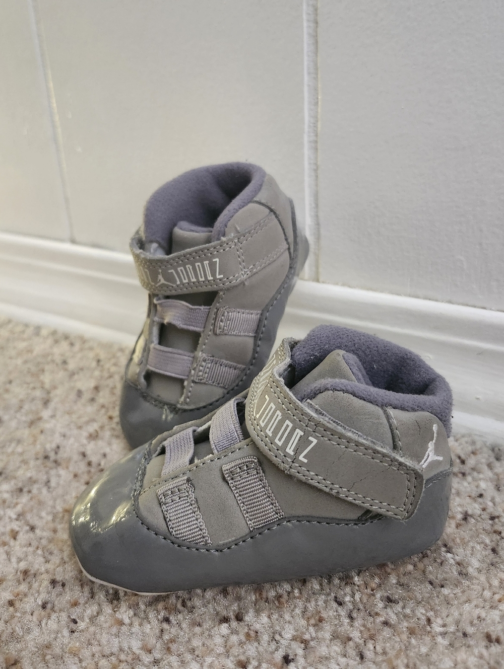 Jordan Baby Gray Shoes
